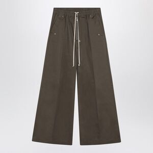 Rick Owens Dark Green Wide Bela Cotton Trousers Men